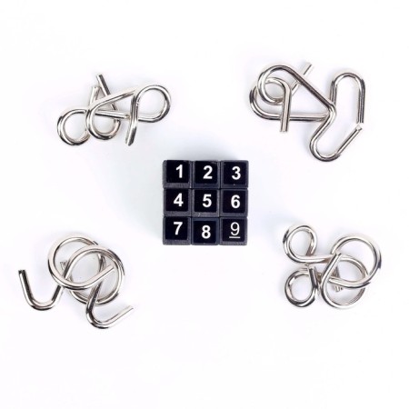 Metal puzzle "Cosmos", set of 5 pcs.-6