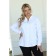 Female blouse, size 52, white color