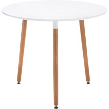 Wooden table Lorini Buka array, natural 80x80x73 cm
