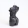 Figure candle "Women's silhouette", 10 cm, black
