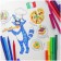Flomasters 36 flowers of multi-poetry raccoon in Italy, gift inside, washed off, blister