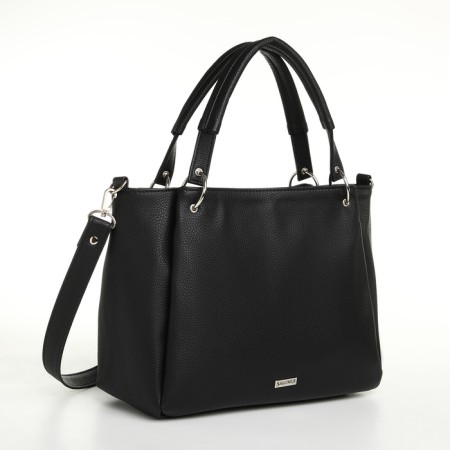 Women's bag with lightning, black color-2
