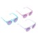 Sunscreen glasses, UV 400, lens 4.8x5 cm, width 13 cm, pipe 13 cm, mix