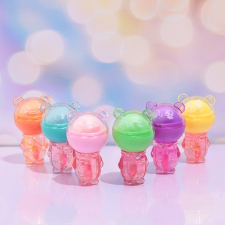 Balm and lip gloss 2 in 1 "Bear", mix-2