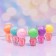 Balm and lip gloss 2 in 1 "Bear", mix