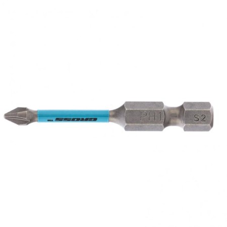 Набор бит торсионных Gross 11485, сталь S2, PH1 х 50 мм, 1/4", 2 шт.