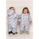 Winter overalls for the newborn "Sayan", height 86, beige color