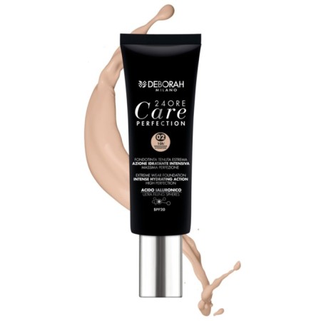 Tonal Cream-Current Deborah 24 Ore Care Perfection Extreme, tone 02 beige, 30 ml