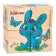 Wooden cubes "Learn animals", set of 4 pcs.