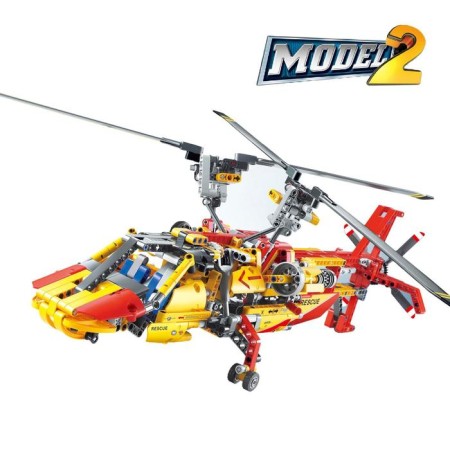 Design Technique "Rescue Helicopter", 1056 parts-1