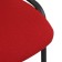 Stool "iso" the frame is black, the upholstery is red