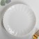 Porcelain dining porcelain Magistro "Flower", D = 19 cm, white color