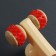 Massage "Muzzle", 10 × 6.5 × 6.5 cm, wooden, 4 wheels, color mix