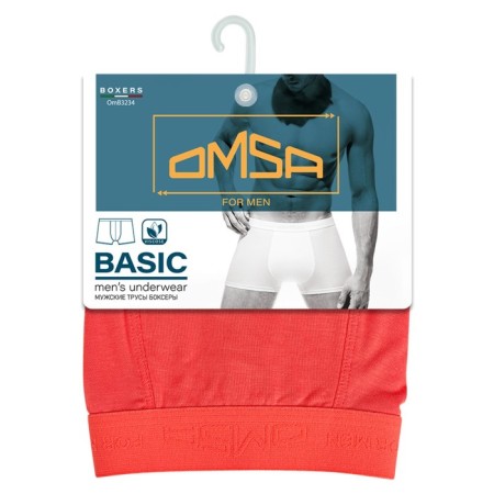 Panties Male Boxers Omsa 3234, size 44, color Corallo-2
