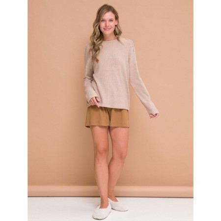 Female jumper, size 48, beige color-3