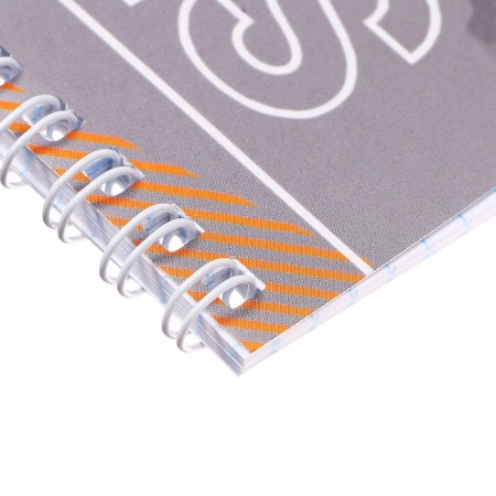 Notepad A5, 40 sheets in a cage on the crest "Auto", cover coated cardboard, offset unit-1