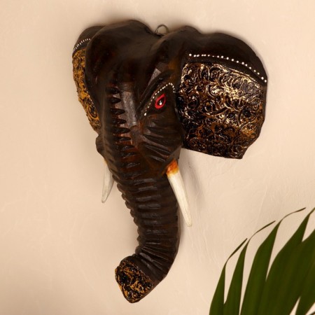 Souvenir tree "Elephant Head" 21x8x30 cm-2