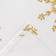 Ethel towel Golden Snowflakes 40x70 cm, 100%HL, 190g/m2