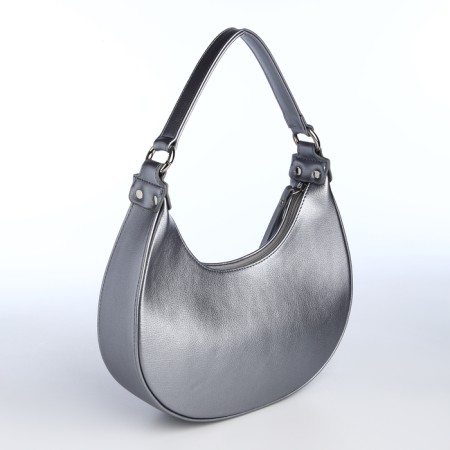 Women's bag with lightning, silver color-3