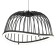 Suspended chandelier Mantra Celeste, Led, 1400lm, 3000k, 320 mm, black color