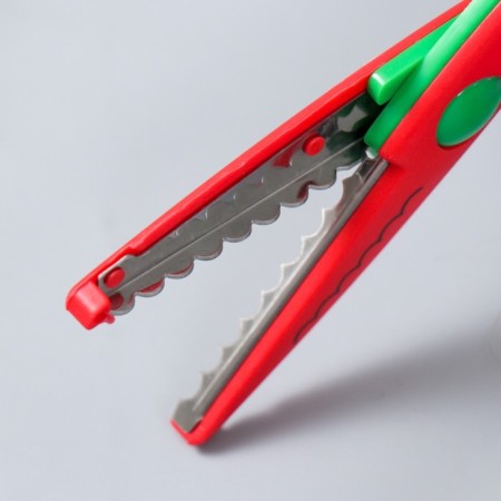 Scissors of embossed "Flower" (set 4 pcs) 13 cm mix-4