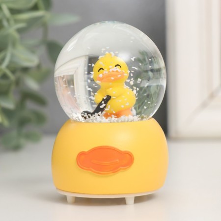 Souvenir Polystone Water Ball Light "Entertainment Duck" MIX 7x5x5 cm-6