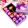 Soap roses of colored shades and a gold rose, set