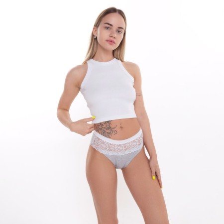 Cowards women's slips, color light gray, size 44-1