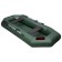 Boat Yugana S-250 ND, inflatable bottom, olive color