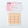 Flasp-upsurger for a bra, 3 rows 3 hooks, 5 × 5.5 cm, beige color