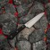 Kitchen knife samura harakiri, universal, blade 12 cm, black hilt