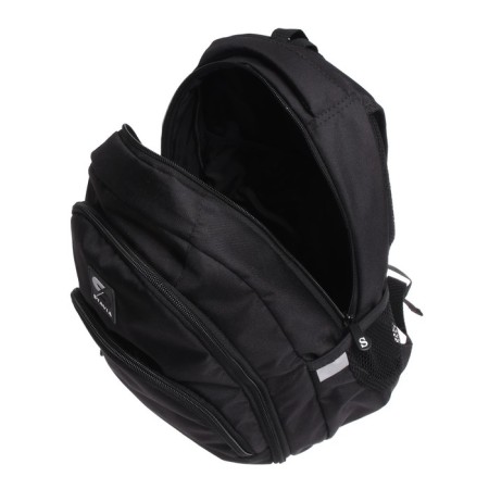 Youth backpack, 42 ​​x 31 x 13 cm, ergonomic back, Stavia "megapolis", black-9