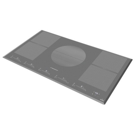 Maunfeld CVI905SFLGR, induction, 5 firepower, sensor, gray.-2