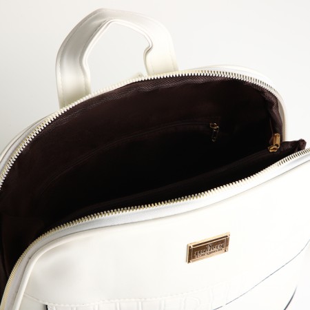City backpack on lightning, white color-3