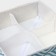Organizer for storing linen “Laguna”, 4 cells, 29 × 29 × 10 cm, turquoise color