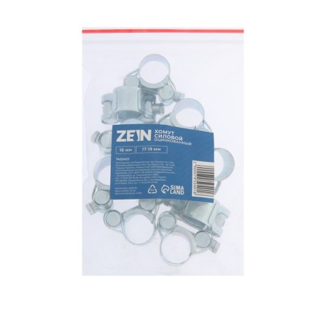The clamp zein English, diameter 17-19 mm, width 18 mm, galvanized-9