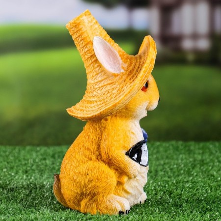 Figure "Hare in the hat" Red 21x12x9cm-1