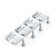 Feron, Cab264, 2 m, silver color LED profile for LED tape