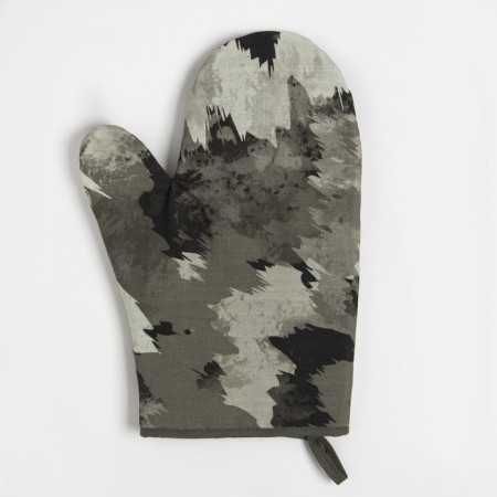 Kitchen kit “Real Hero”, mittens of 20x28cm, patch 19x19cm, 100% cotton-1