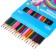 Color pencils, 18 colors, trihedral, Minnie Mouse and Unicorn