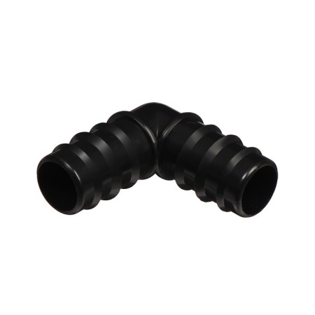 Corner connector, L-shaped, for a hose 1 "(25 mm), plastic-1