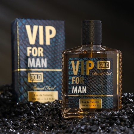Tuale water men's Gold VIP, 100 ml (based on 212 VIP Men (Carolina Herrera)