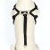 A set with a soft harness with a bow "Cell", L, leash 120 x 1.5 cm, og 35-50 cm, black 96837