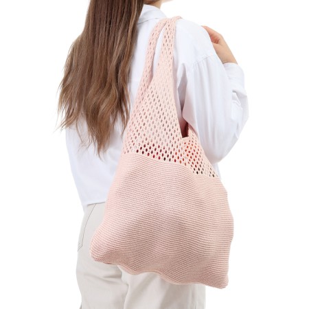 ALOSKA 38 x 62 cm, handle 22 cm, cell 0.5 cm, peach-2
