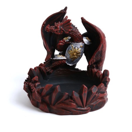 Ash "Dragon in Lati", 11.7 x 10.3 x 11.3 cm, brown-1