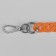 A chain for a bag, plastic, with carbines, 23 × 17 mm, 68 cm, orange/silver color