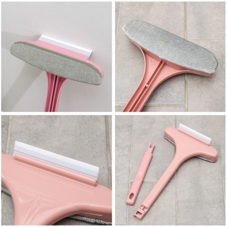 Okloma with a plastic handle and burning, 20.3 × 54 cm, color mix-13