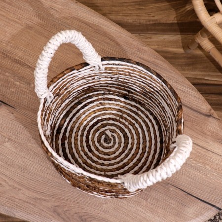 Wicker basket 27x27x25 cm-6