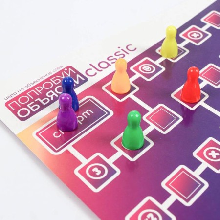 A board game to explain the words “Try to explain. Classic »Version 2.0, 100 cards, playing field, 12+-3