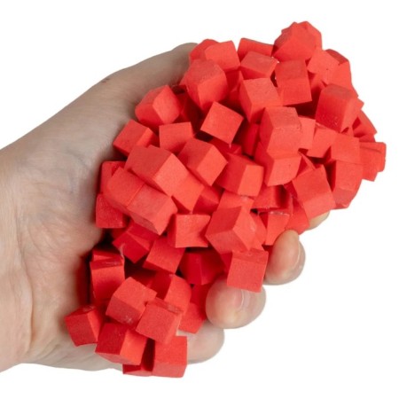 Designer - Gummy Blocks plasticine, red-2